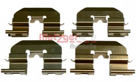 Комплектуючі, колодки дискового гальма METZGER 109-1780 (фото 1)