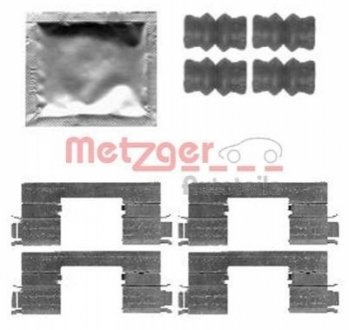 Комплектующие, колодки дискового тормоза METZGER 109-1798 (фото 1)