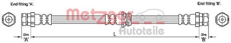 Гальмівний шланг METZGER 4110248