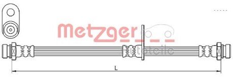 Тормозной шланг METZGER 4110638