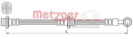 Гальмівний шланг METZGER 4110639