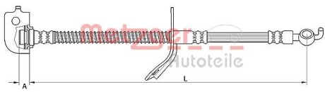 Гальмівний шланг METZGER 4110736