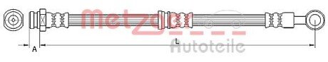 Гальмівний шланг METZGER 4110744