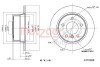 Тормозной диск METZGER 6110288 (фото 1)