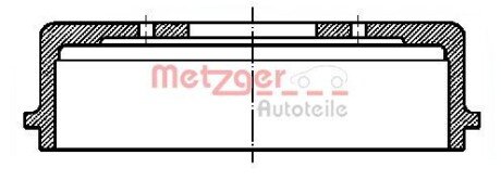 Тормозной барабан METZGER BT 319