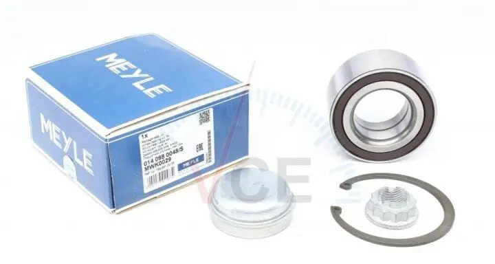 Подшипник ступицы (передней) mb a-class (w169)/b-class (w245) 04-12 (к-кт) MEYLE 014 098 0048/S (фото 1)