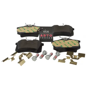 Комплект тормозных колодок, дисковый тормоз MEYLE 025 209 6117/PD