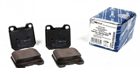 Комплект тормозных колодок, дисковый тормоз MEYLE 025 210 5015