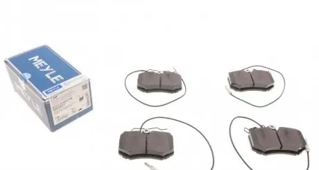 Колодки тормозные (передние) citroen ax/c15/c6/visa/peugeot 205 ii/407 1.0-2.2d 84- MEYLE 025 210 8017/W