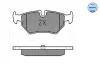 Комплект гальмівних накладок, дискове гальмо MEYLE 0252127517 (фото 2)