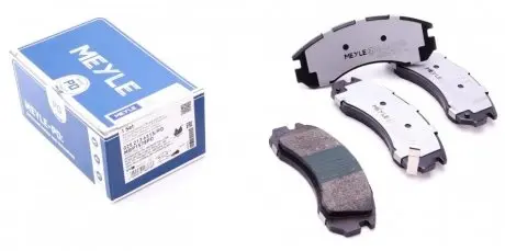 Комплект тормозных колодок, дисковый тормоз MEYLE 025 213 6315/PD