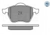 Комплект тормозных колодок, дисковый тормоз MEYLE 025 216 2419/PD (фото 2)