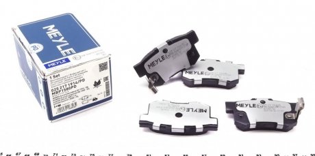 Комплект тормозных колодок, дисковый тормоз MEYLE 025 217 1914/PD (фото 1)