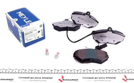 Комплект тормозных колодок, дисковый тормоз MEYLE 025 219 4519-1/PD