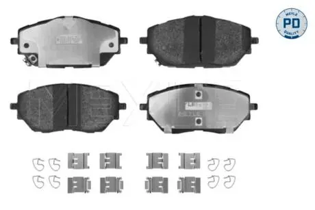 Тормозные колодки передние MEYLE 025 227 8218/PD