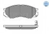 Комплект гальмівних колодок, дискове гальмо MEYLE 025 232 9015/W (фото 3)