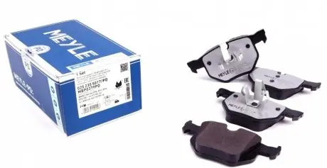 Комплект тормозных колодок, дисковый тормоз MEYLE 025 235 5017/PD
