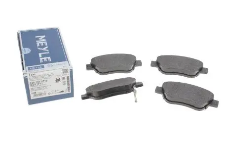 Комплект тормозных колодок, дисковый тормоз MEYLE 025 237 0718