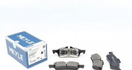 Комплект тормозных колодок, дисковый тормоз MEYLE 025 237 1616