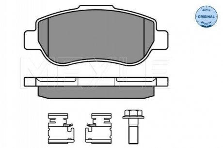 Комплект тормозных колодок, дисковый тормоз MEYLE 025 240 7217/W (фото 1)