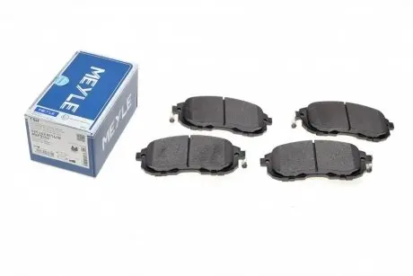 Комплект гальмівних колодок, дискове гальмо MEYLE 025 242 8016/W