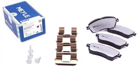 Комплект гальмівних колодок, дисковий гальмо MEYLE 025 242 8316/PD
