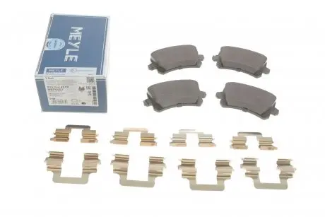 Комплект гальмівних колодок, дисковий гальмо MEYLE 025 244 8317