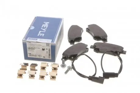 Комплект тормозных колодок, дисковый тормоз MEYLE 025 244 8617/W