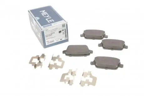 Колодки гальмівні дискові задні комплект FORD S-MAX I (WA6) 06-14,MONDEO IV (BA7) 07-15,KUGA I 08-12,GALAXY II (WA6) 06-15 MEYLE 025 245 3715