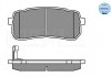 Комплект тормозных колодок, дисковый тормоз MEYLE 025 245 5915/W (фото 2)