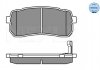 Комплект тормозных колодок, дисковый тормоз MEYLE 025 245 5915/W (фото 3)