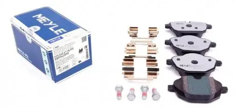 Комплект тормозных колодок, дисковый тормоз MEYLE 025 245 6118/PD