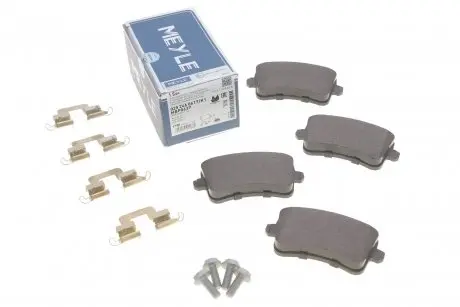 Комплект гальмівних колодок, дисковий гальмо MEYLE 025 246 0617/K1