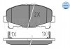 Комплект тормозных колодок, дисковый тормоз MEYLE 025 247 6616 (фото 1)