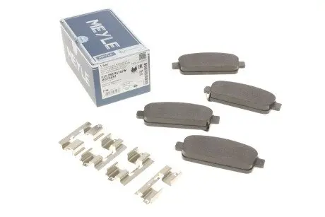 Комплект тормозных колодок, дисковый тормоз MEYLE 025 250 9616/W