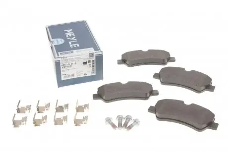 Комплект тормозных колодок, дисковый тормоз MEYLE 025 256 0418