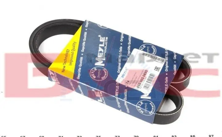 Фото 1 - Поликлиновой ремень MEYLE 050 005 0890 Поликлиновой ремень MEYLE 050 005 0890 (фото 1)