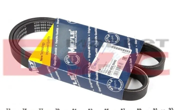 Полікліновий ремінь MEYLE 050 005 0940 (фото 1)