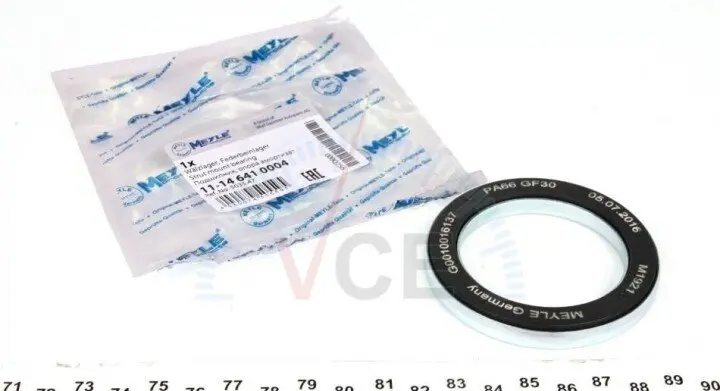 Подшипник качения, опора стойки амортизатора MEYLE 11-14 641 0004 (фото 1)