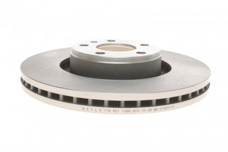 Тормозной диск MEYLE 115 521 1098 (фото 1)