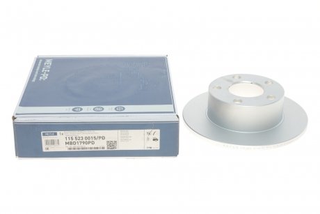 Тормозной диск MEYLE 115 523 0015/PD (фото 1)