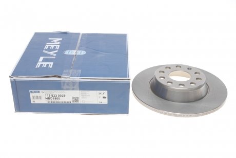 Тормозной диск MEYLE 115 523 0025 (фото 1)