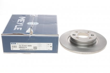 Тормозной диск MEYLE 16-15 521 0005 (фото 1)