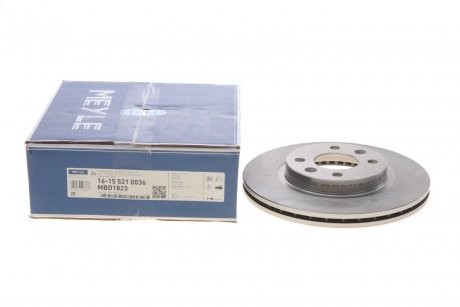 Гальмівний диск MEYLE 16-15 521 0036 (фото 1)