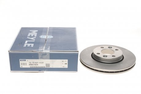 Гальмівний диск MEYLE 16-15 521 0039 (фото 1)