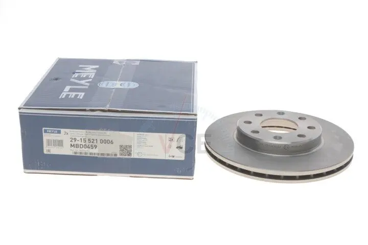 Гальмівний диск MEYLE 29-15 521 0006 (фото 1)