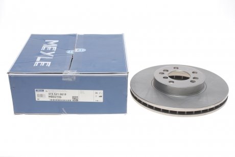 Тормозной диск MEYLE 315 521 0019 (фото 1)