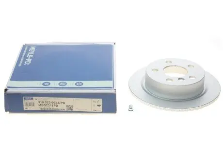 Диск тормозной (задний) mini (f55/f56/f57) 13- (259x10) b36/b37/b38/b46/b47/b48 MEYLE 315 523 0063/PD