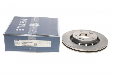 Тормозной диск MEYLE 32-15 521 0025
