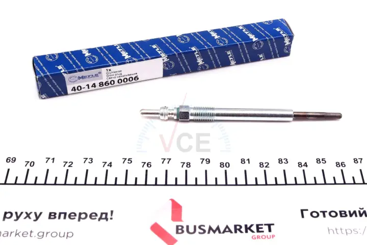 Свеча накаливания Citroen/Peugeot/Ford 1.4-2.0HDI 08-(5V) MEYLE 40-14 860 0006 (фото 1)